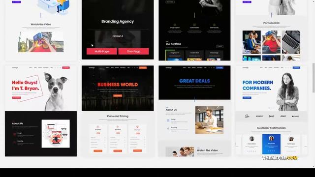 Leverage - Creative Agency and Portfolio WordPress Theme digital agency bootstrap Momotani смотреть онлайн