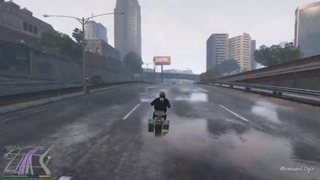 Такого еще не видели Прогулки на мотоцикле по городу | GTA5 | Grand Theft Auto V | Original GTA5 смотреть онлайн