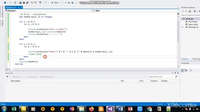 2 Dimensional Arrays in Vb.Net | Maven Academy смотреть онлайн