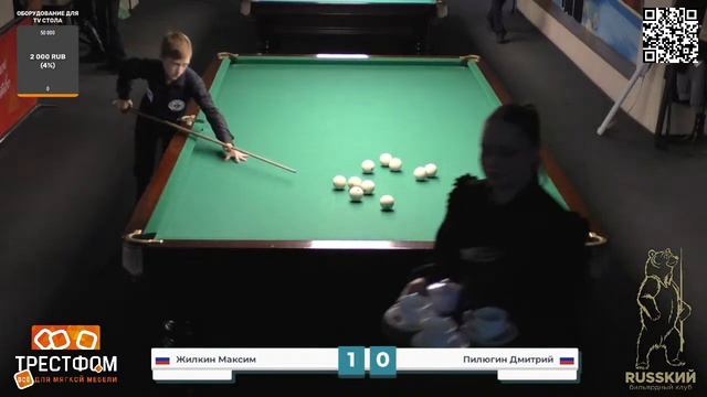 Жилкин Максим - Пилюгин Дмитрий (Детский кубок "Своя Лига" мальчики до 13 лет) смотреть онлайн