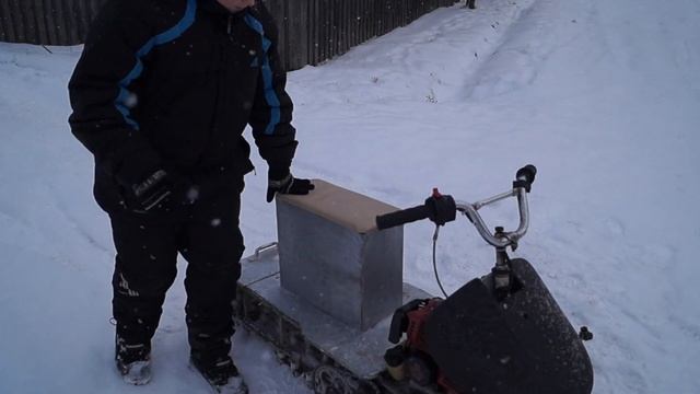 снегоход из триммера смотреть онлайн