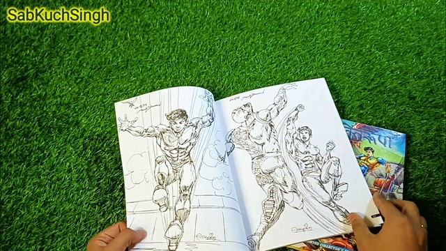 Super Commando Dhruv Illustrator's Sketch Book- 90+ Sketches by Anupam Sinha Ji - Raj Comics смотреть онлайн