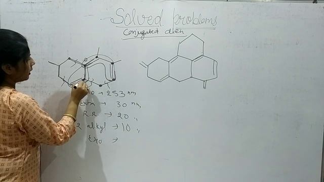 UV spectroscopy solved problems of Woodword-rule calculation of lamda max for conjugated diene смотреть онлайн
