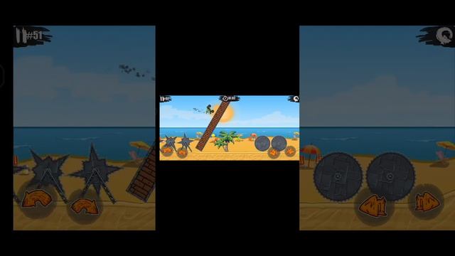 Moto x3m bike race game level 51 Gameplay HD смотреть онлайн