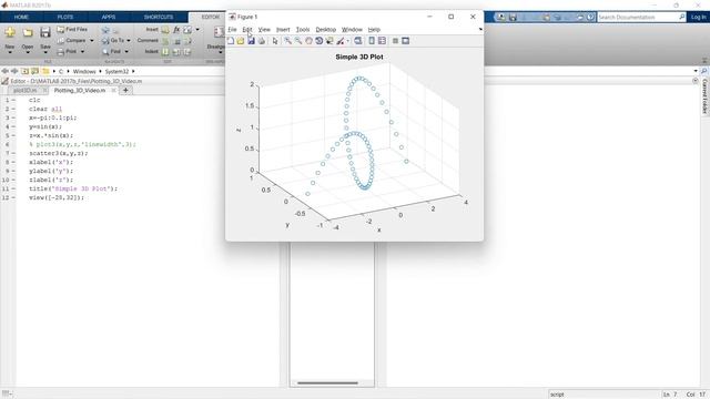 How to generate 3D plot in MATLAB - Part 1 | 3D plot in Matlab for beginner | MATLAB TUTORIALS смотреть онлайн