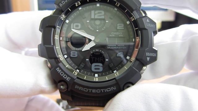 Casio GWG-100-1AER видео обзор настройка