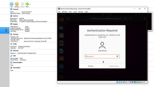 VirtualBox Guest Additions Error 2022 || Unable to insert the Virtual Optical disk смотреть онлайн