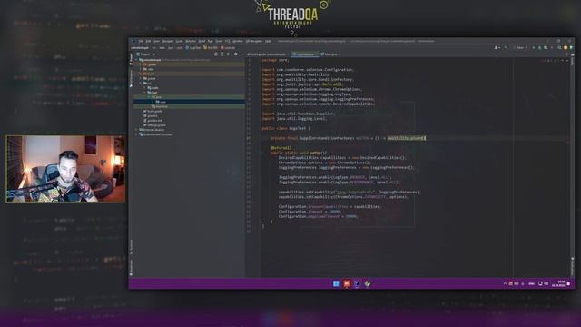 Чтение логов из браузера через Selenide смотреть онлайн