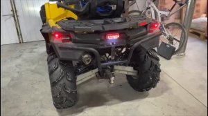 Глушитель Akrapovic с AliExpress на Stels guepard 650 #stels #квадроцикл #akrapovic