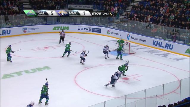 Гончаров жестко принимает Хабарова на входе в зону смотреть онлайн