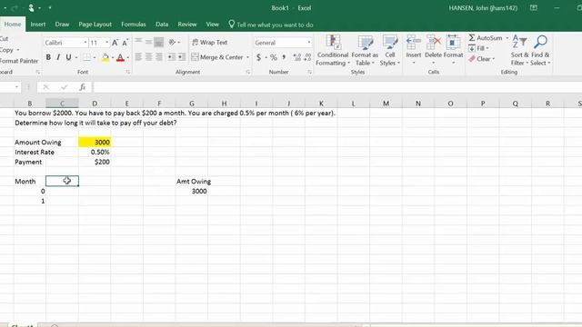 Using Excel Creating a Spreadsheet Model Part 1 смотреть онлайн