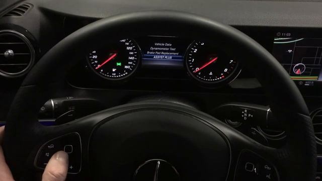 Service Reset Menu (Rear brake) Mercedes 18+ w213 (E) смотреть онлайн