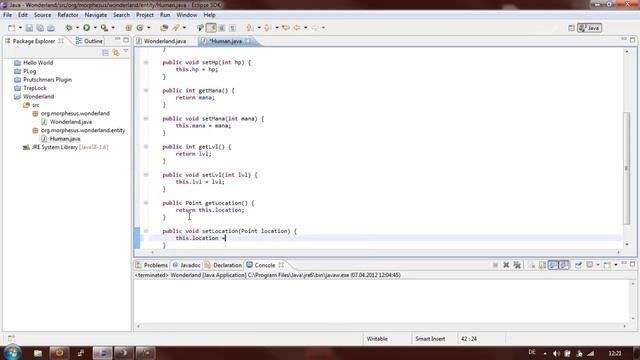 Java Video Tutorial #006 [Deutsch][HD] Unser erstes Projekt смотреть онлайн