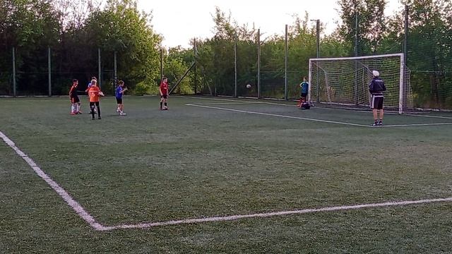 Тренировка. Пробиваем пенальти. смотреть онлайн