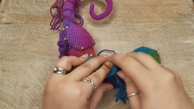 Crafty Intentions Dragon Pattern: How To Sew To Attach The Front Legs