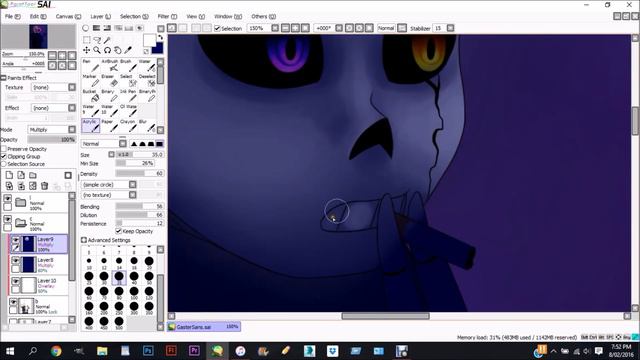 Speedpaint - Gaster!Sans смотреть онлайн