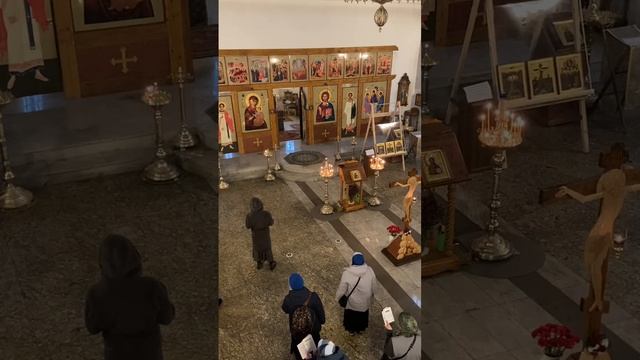 Окончание Акафиста Страстям Христовым! Кондак - подобен "Волною Морскою", Московского напева! смотреть онлайн