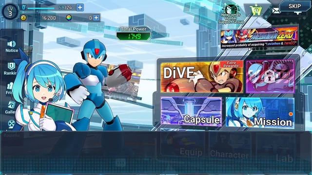 MEGA MAN X DiVE MOBILE - Gameplay Walkthrough Part 1 - Tutorial: Chapter 1 (iOS, Android) смотреть онлайн