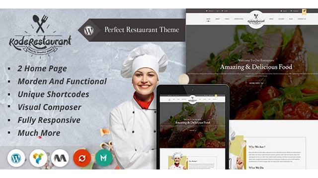 Food Court Restaurant WordPress Theme | Themeforest Website Templates and Themes смотреть онлайн