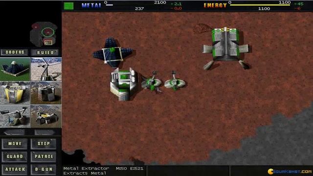 Total Annihilation gameplay (PC Game, 1997) смотреть онлайн