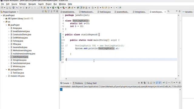 Static Keyword in Java | Static Variable, Method, block | Part 24 | Java Tutorials смотреть онлайн