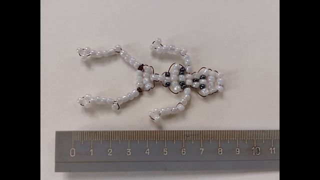 Фигурки из бисера на Хэллоуин. Скелет и тыква (Beaded figurines for Halloween. Skeleton and pumpkin смотреть онлайн