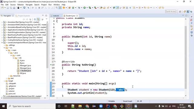Spring IOC dependency class5 смотреть онлайн