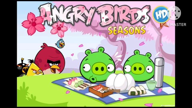 Angry Birds Seasons Cherry Blossoms Background Ambience смотреть онлайн
