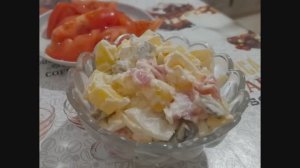 Салат с красной рыбой