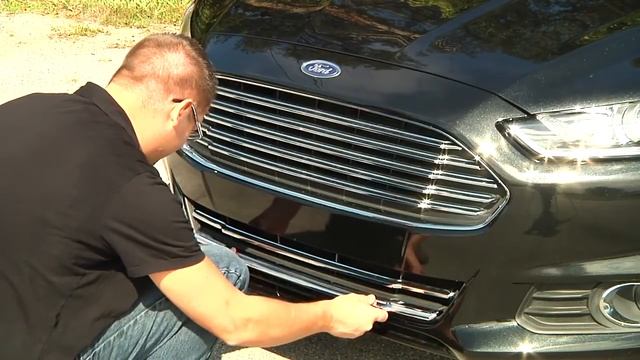 2014-2015 Ford Fusion Chrome Grille Overlay смотреть онлайн