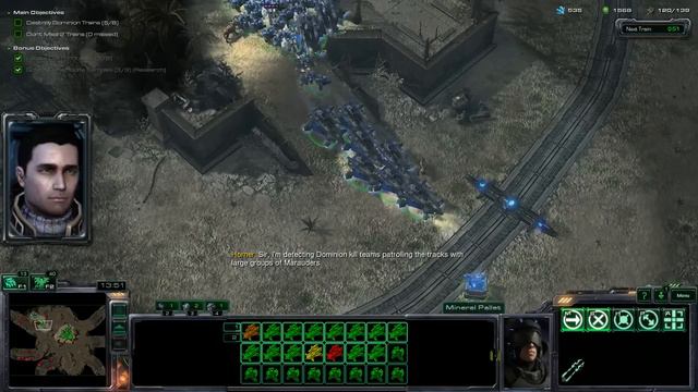 Starcraft 2: Wings of Liberty - The Great Train Robbery смотреть онлайн