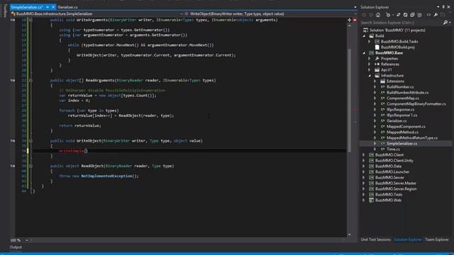 ? Simple Binary Serializer (1) • Network RPC Framework • MMO Game Development with Unity • (Pt. 449 смотреть онлайн