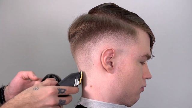 SIDE PART HAIRCUT / FADE Чоловіча стрижка / Framesi смотреть онлайн