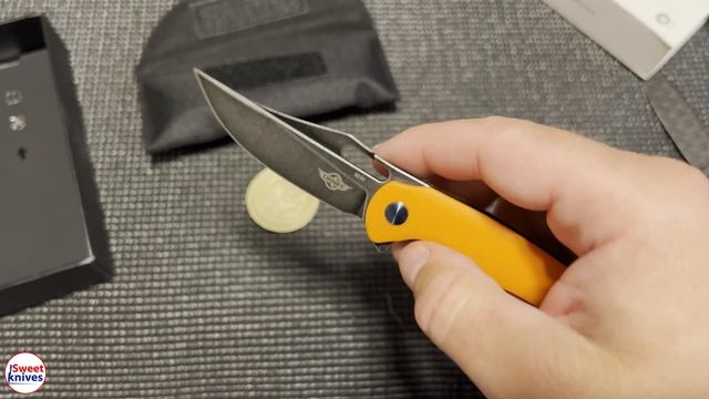 Orange Oknife Splint Knife Review by Olight - Sweetknives смотреть онлайн