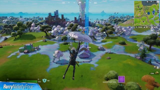 Tune The TV While Wearing the Bytes Outfit Location - Fortnite смотреть онлайн