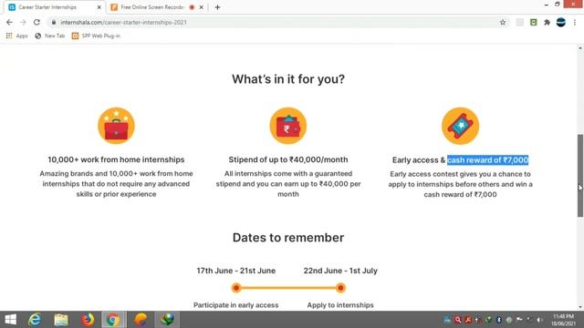 Internshala Career Starter Internships 2021| Work From Home | Online Paid Internships for Students смотреть онлайн