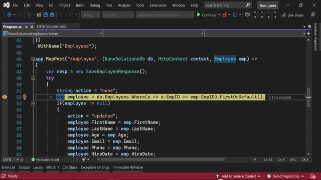 Blazor WASM - Save Employee (Episode 8) смотреть онлайн