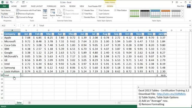 Excel 2013 Help MOS Certification Training 3 2 YouTube смотреть онлайн