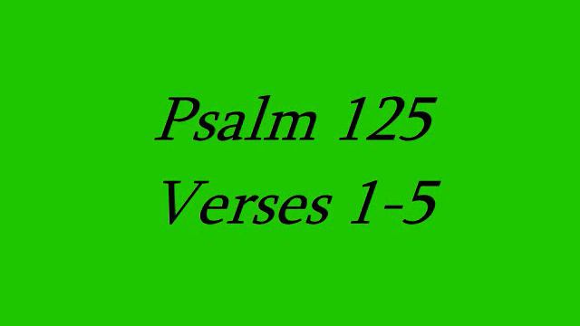 Psalm 125 vs. 1 5 смотреть онлайн