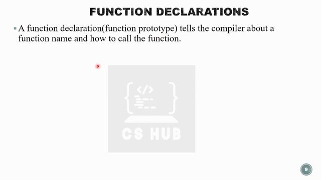 FUNCTIONS IN C | PART 1| FUNCTION DECLARATION | FUNCTION CALL смотреть онлайн