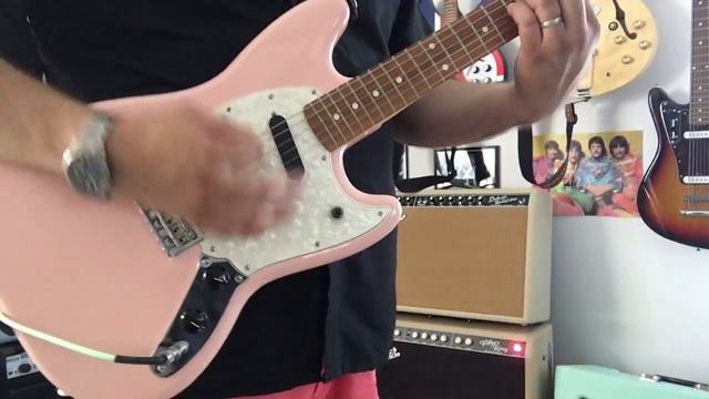 Fender Mustang Shell Pink 2017 First Look Clean Tones смотреть онлайн