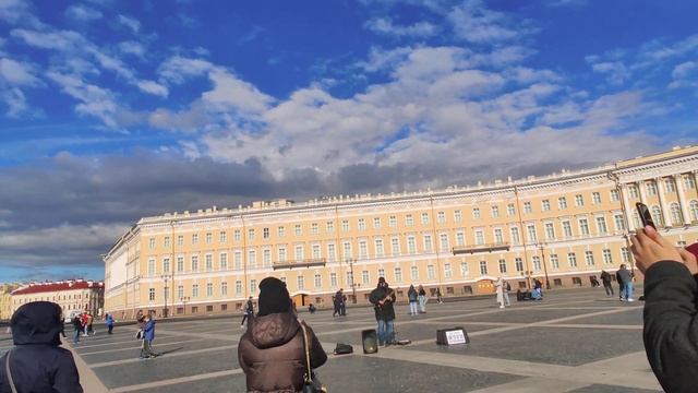 Санкт - Петербург . Дворцовая площадь . Эрмитаж смотреть онлайн