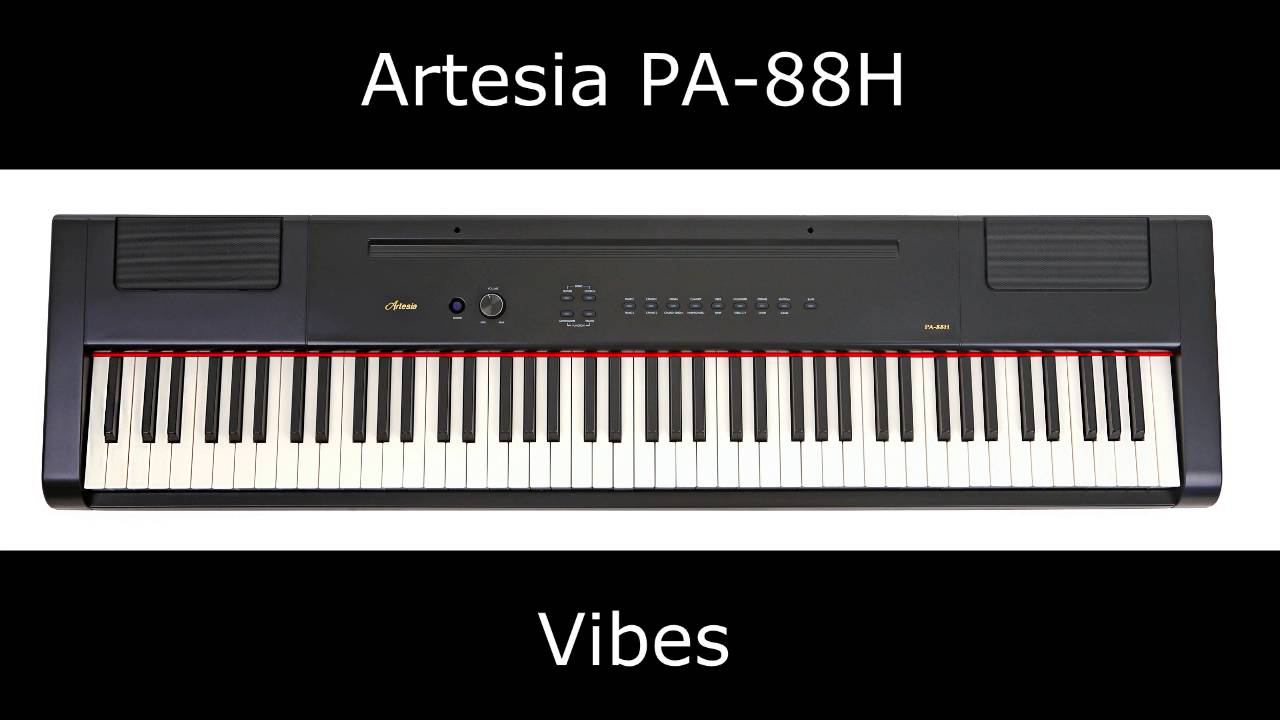 Artesia PA 88H digital piano. Demo sounds смотреть онлайн