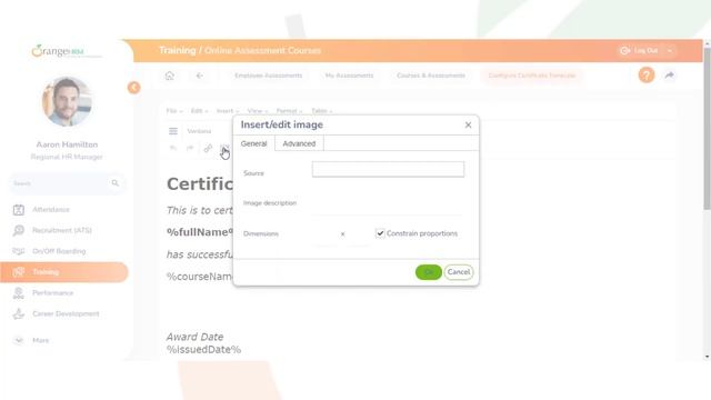 How to create OrangeHRM certificate template смотреть онлайн