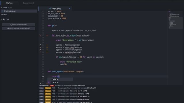Simple Genetic Algorithm in Python смотреть онлайн