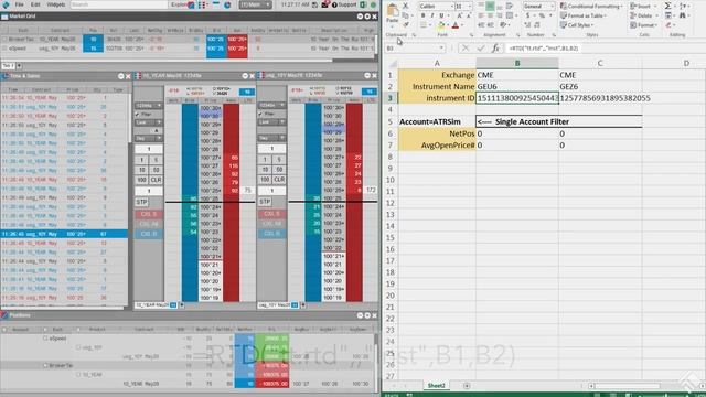 Using RTD (RealTimeData) and Excel Linking on the TT® Futures Trading Platform смотреть онлайн