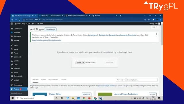 How to Install WordPress Themes Plugins & convert RAR file to ZIP смотреть онлайн