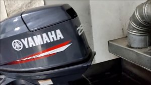 В наличии лодочный мотор Yamaha 25 б/у