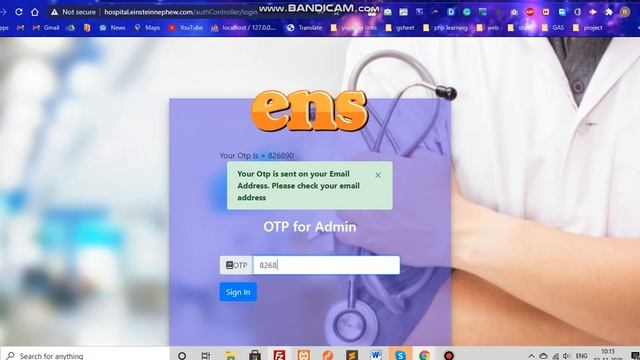 Hospital Management System : Admin Access : Login смотреть онлайн
