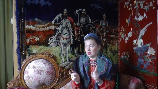 КАК НОСИТЬ ОБОДОК С ПАВЛОВОПОСАДСКИМ ПЛАТКОМ. МОЙ ФАМИЛЬНЫЙ РУССКИЙ КОВЁР "БОГАТЫРИ" смотреть онлайн